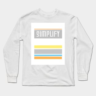 Simplify Long Sleeve T-Shirt